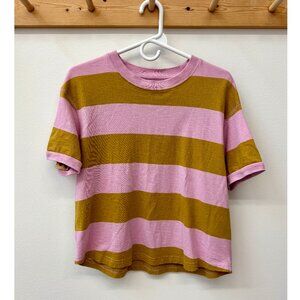 Madewell Striped Crop Tee